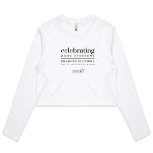 Celebrating DS - AS Colour - Women's Long Sleeve Crop Tee