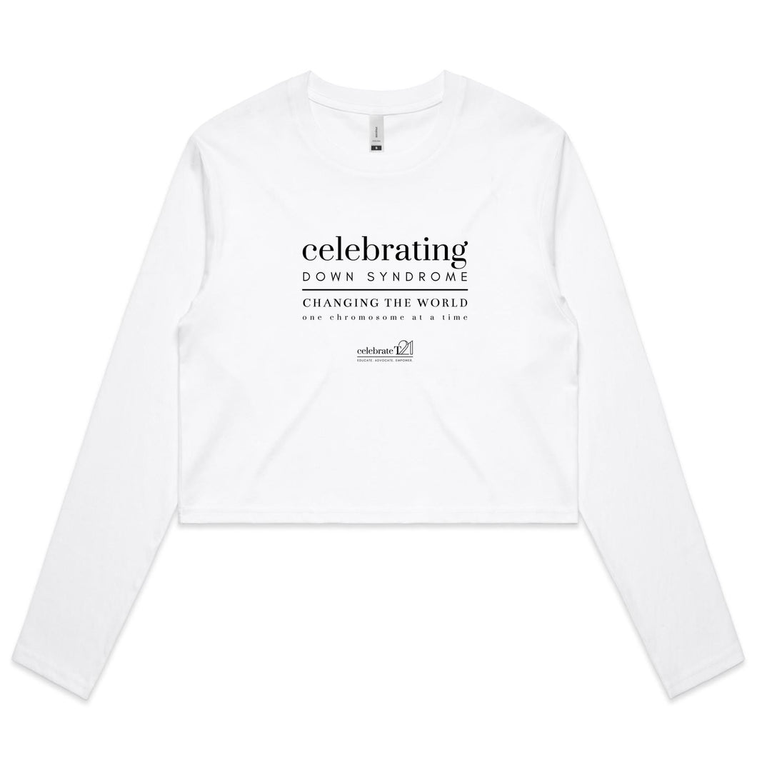 Celebrating DS - AS Colour - Women's Long Sleeve Crop Tee