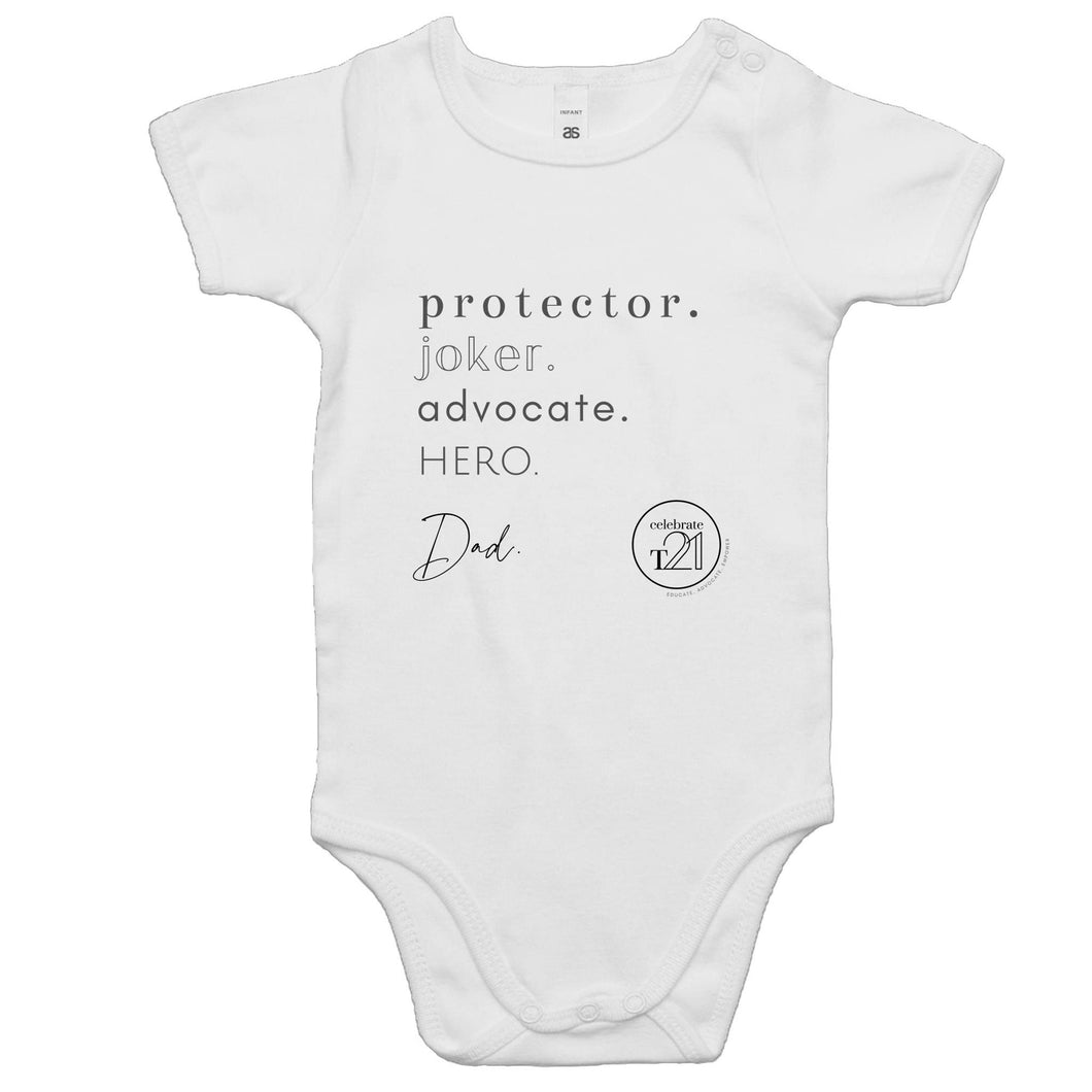 Dad - AS Colour Mini Me - Baby Onesie Romper