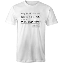 Load image into Gallery viewer, Rewriting The Narrative  BOOK RELEASE TEE 2021  Sportage Surf - Mens T-Shirt