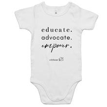 Load image into Gallery viewer, Educate Advocate Empower OCT21 - AS Colour Mini Me - Baby Onesie Romper