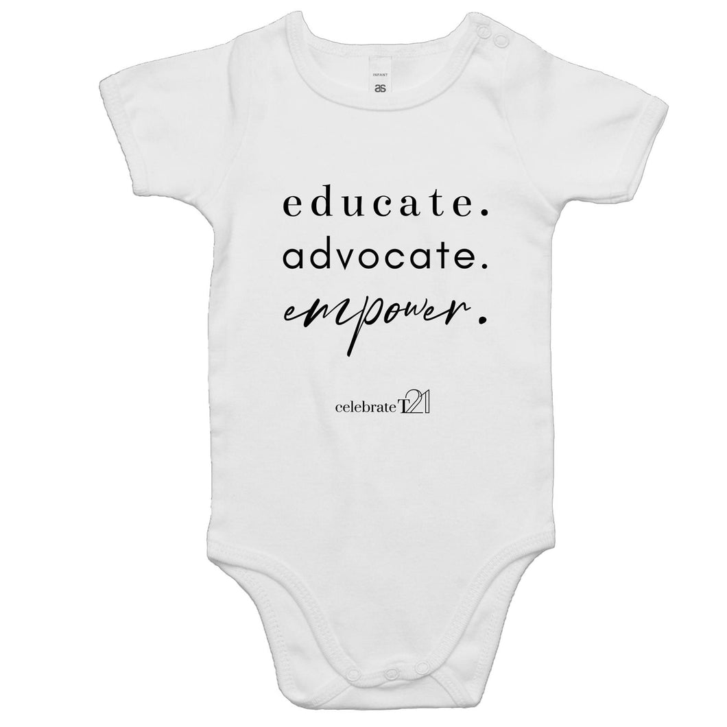Educate Advocate Empower OCT21 - AS Colour Mini Me - Baby Onesie Romper