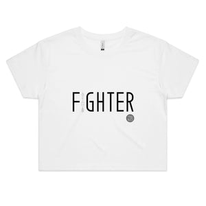 FIGHTER Word Collection –  AS Colour - Women's Crop Tee