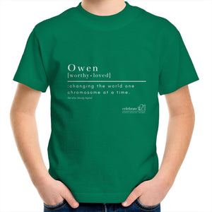 CUSTOM ORDER FOR Owen -  AS Colour Kids Youth Crew T-Shirt