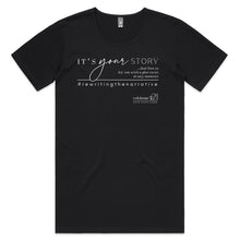 Load image into Gallery viewer, It’s Your Story…  BOOK RELEASE TEE 2021  AS Colour Shadow - Mens Scoop Neck T-Shirt