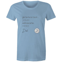 Load image into Gallery viewer, Dad - AS Colour - Women&#39;s Maple Tee