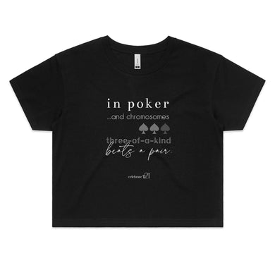 '3 of a kind ' - AS Colour - Women's Crop Tee