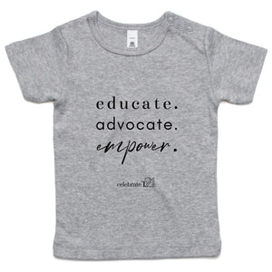 Educate Advocate Empower OCT21 - AS Colour - Infant Wee Tee