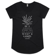 Load image into Gallery viewer, Pineapple Crown - AS Colour Mali - Womens Scoop Neck T-Shirt