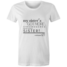 Load image into Gallery viewer, 'My Sister’ in Black or White - Sportage Surf - Womens T-shirt