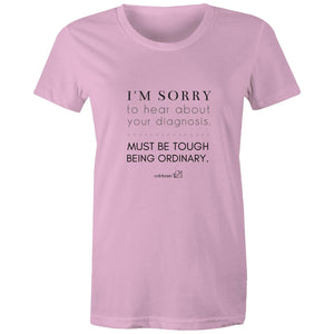 I'm Sorry - AS Colour - Women's Maple Tee
