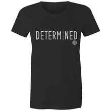 Load image into Gallery viewer, DETERMINED Word Collection – AS Colour - Women&#39;s Maple Tee