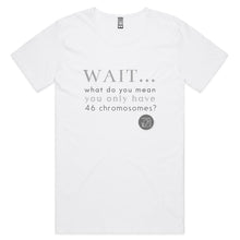 Load image into Gallery viewer, Wait... What do you mean you only have 47 chromosomes? - Alexis Schnitger Design -  AS Colour Shadow - Mens Scoop Neck T-Shirt