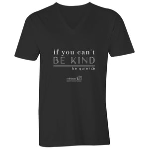 Be Quiet - AS Colour Tarmac - Mens V-Neck Tee