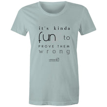 Load image into Gallery viewer, It’s Kinda Fun OCT21 - AS Colour - Women&#39;s Maple Tee