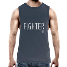 Load image into Gallery viewer, FIGHTER Word Collection –  AS Colour Barnard - Mens Tank Top Tee