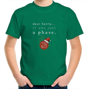 Dear Santa Alexis Schnitger Design 2022 -  AS Colour Kids Youth Crew T-Shirt