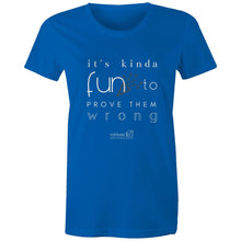 Load image into Gallery viewer, It’s Kinda Fun OCT21 - AS Colour - Women&#39;s Maple Tee