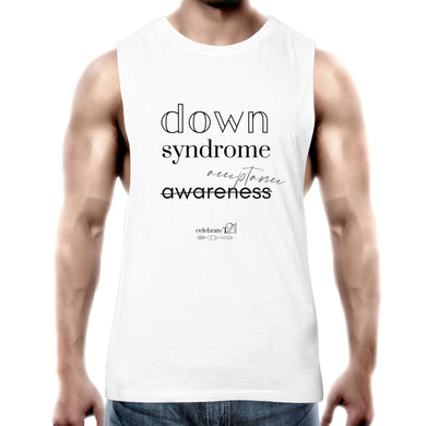 Down Syndrome Acceptance BOOK RELEASE TEE - AS Colour Barnard - Mens Tank Top Tee