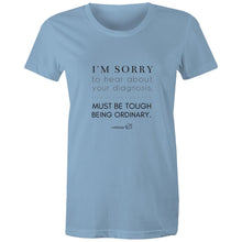 Load image into Gallery viewer, I&#39;m Sorry - AS Colour - Women&#39;s Maple Tee
