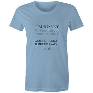 I'm Sorry - AS Colour - Women's Maple Tee