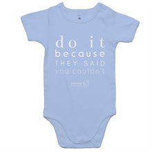 Load image into Gallery viewer, Do It Because OCT21 - AS Colour Mini Me - Baby Onesie Romper