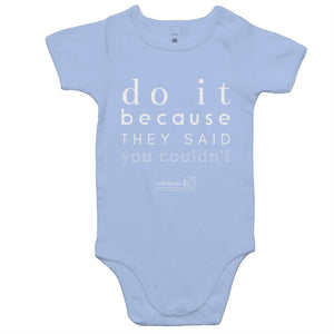 Do It Because OCT21 - AS Colour Mini Me - Baby Onesie Romper