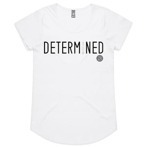 DETERMINED Word Collection – AS Colour Mali - Womens Scoop Neck T-Shirt