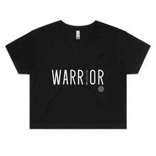 Load image into Gallery viewer, WARRIOR Word Collection - AS Colour - Women&#39;s Crop Tee