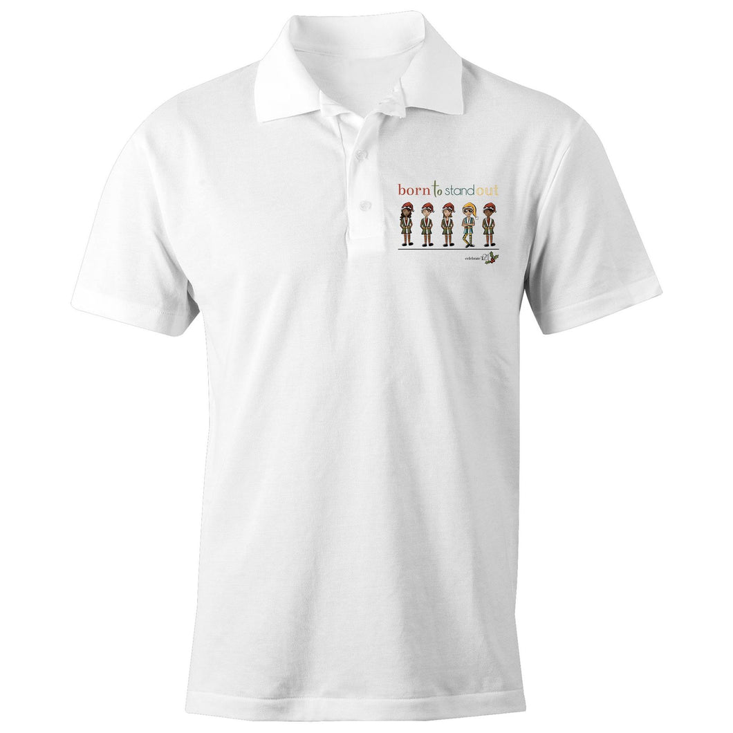 Christmas - ‘Born To Stand Out’ – Boy AS Colour Chad - S/S Polo Shirt