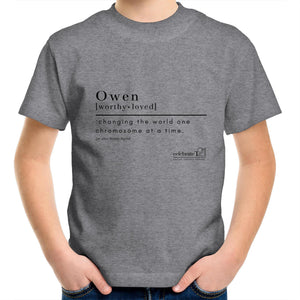 CUSTOM ORDER FOR Owen -  AS Colour Kids Youth Crew T-Shirt