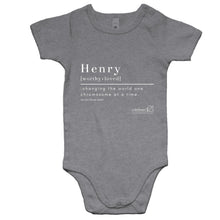 Load image into Gallery viewer, CUSTOM ORDER FOR HENRY - AS Colour Mini Me - Baby Onesie Romper