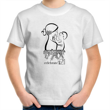 Load image into Gallery viewer, ‘Mother &amp; Son’ in Black or White - AS Colour Kids Youth Crew T-Shirt