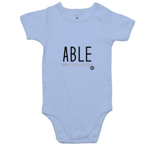 ABLE Word Collection - AS Colour Mini Me - Baby Onesie Romper