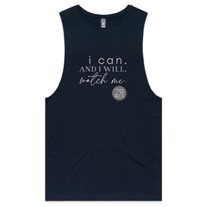 I Can and I will Watch Me - Alexis Schnitger Design - AS Colour Barnard - Mens Tank Top Tee