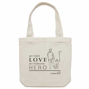 Father and Son - AS Colour - Carrie - Canvas Tote Bag