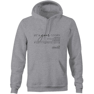 It’s Your Story…  BOOK RELEASE TEE 2021  AS Colour Stencil - Pocket Hoodie Sweatshirt