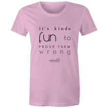 Load image into Gallery viewer, It’s Kinda Fun OCT21 - AS Colour - Women&#39;s Maple Tee