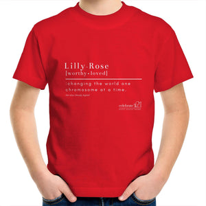 CUSTOM ORDER FOR Lilly Rose- AS Colour Kids Youth Crew T-Shirt