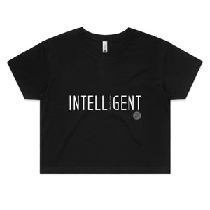 INTELLIGENT Word Collection – AS Colour - Women's Crop Tee