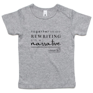 Rewriting The Narrative  BOOK RELEASE TEE 2021  AS Colour - Infant Wee Tee