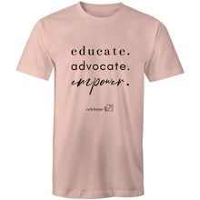 Load image into Gallery viewer, Educate Advocate Empower OCT21 -  AS Colour Staple - Mens T-Shirt