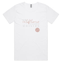 Load image into Gallery viewer, Be A Wild Flower - Alexis Schnitger Design -  AS Colour Shadow - Mens Scoop Neck T-Shirt