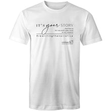 Load image into Gallery viewer, It’s Your Story…  BOOK RELEASE TEE 2021  AS Colour Staple - Mens T-Shirt