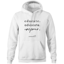 Load image into Gallery viewer, Educate Advocate Empower OCT21 -  AS Colour Stencil - Pocket Hoodie Sweatshirt