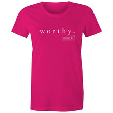 Load image into Gallery viewer, Worthy OCT21 - AS Colour - Women's Maple Tee