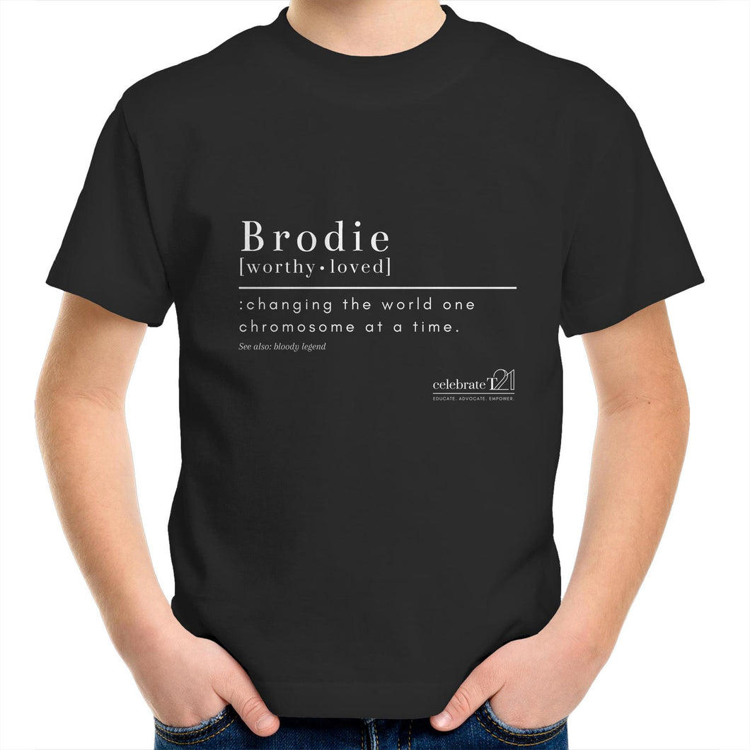 CUSTOM ORDER FOR Brodie -AS Colour Kids Youth Crew T-Shirt