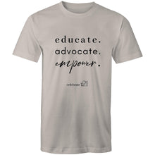 Load image into Gallery viewer, Educate Advocate Empower OCT21 -  AS Colour Staple - Mens T-Shirt