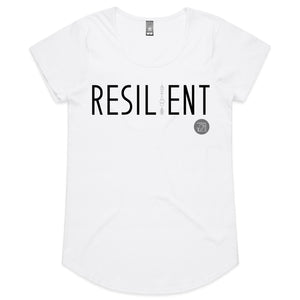 RESILIENT Word Collection – AS Colour Mali - Womens Scoop Neck T-Shirt