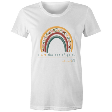 Rainbow Floral – AS Colour - Women's Maple Tee
